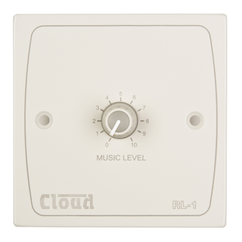 Cloud RL-1W remote volume control wall plate in White